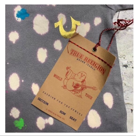 True Religion Paint Splatter Onesie - Picture 6 of 7